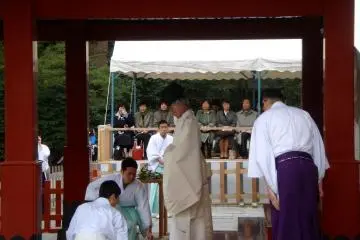 <p>The priests conduct purification ceremonies and pray to the gods here</p>