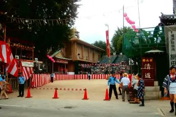 <p>The main grounds of the festival</p>