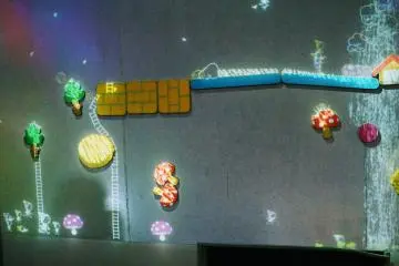 A Musical Wall where Little People Live