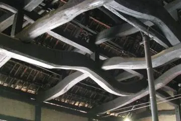 Construction details of a ceiling