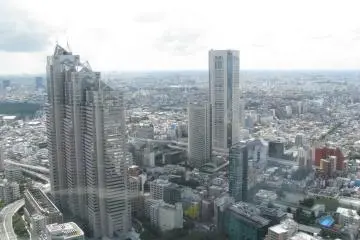 The view from the Tokyo Metropolitan Government Building