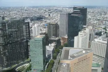Shinjuku as seen from the Tokyo Metropolitan Government Building