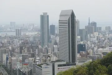 A few skyscrapers in Kobe