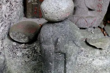 A Jizo on Oshima Island in Miyagi