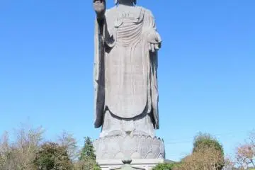 Ushiku Daibutsu at 120 metres tall is one of the tallest bronze statues in the world