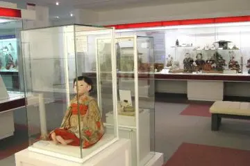 The Japanese dolls section