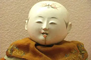 This doll has a movable tongue