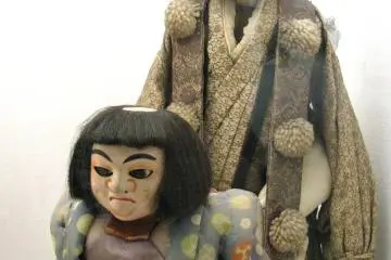 Bunraku puppets