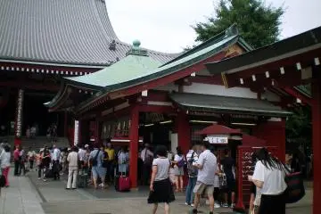 Sensoji Temple's mikuji stall