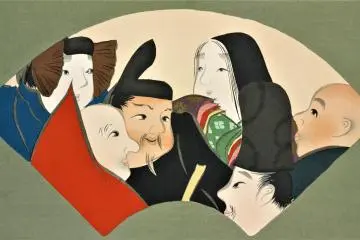 Flowers of a Hundred Generations (1909) by Kamisaka Sekka.