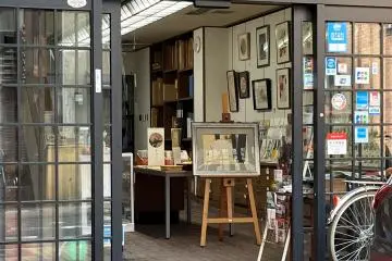 The exterior of the books