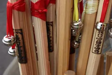 Souvenir hiking sticks are for sale (Photo: Tom Roseveare)