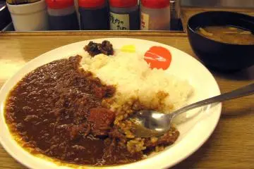 A staple these days, curry rice