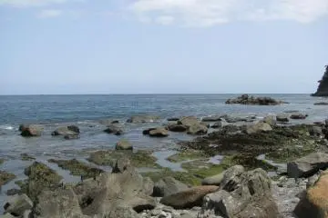 Deserted coast of Ito