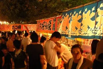 Yatai street food stalls