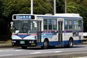 One of the many buses in Beppu