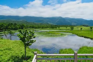 Danau Ichiko dari Dek Observasi Tepi Danau