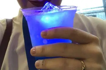 Insta-worthy illuminated drink!