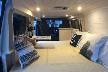 Bed on the road!