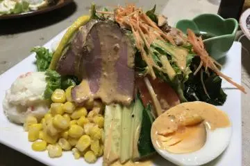 The menu even offers a wide variety of salads