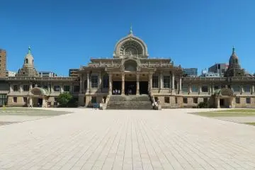 The expansive grounds of the temple