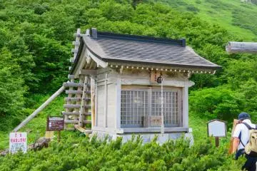 Komagatake Shrine; the starting point of our hike