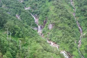 Waterfalls seen from the ropeway