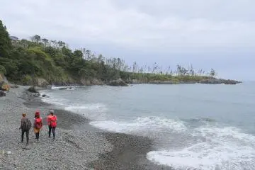 Walking the coast of the Sanriku Geopark