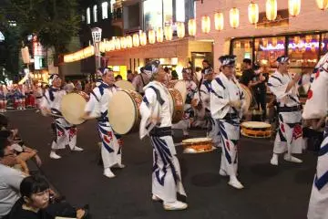 Cheerful musicians