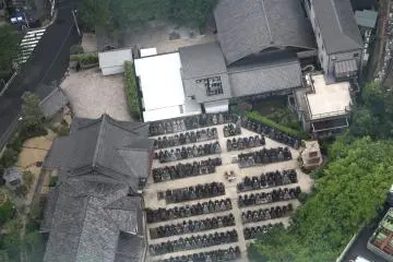 A small cemetery 