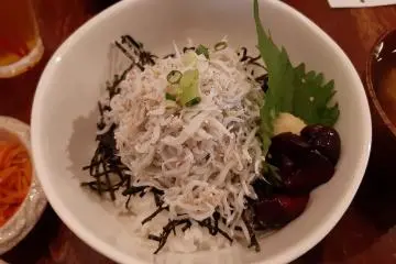 Shirasu-don was interesting to try! 
