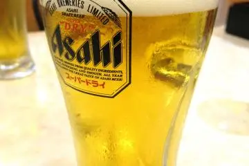 Asahi beer - kampai! 