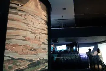 The exhibition on the top
