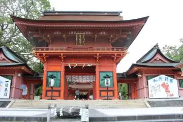 The main gates of the Fujisan Hongu Sengen Taisha