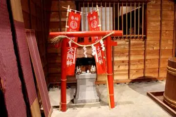 A small life-size shrine