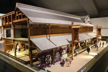 Models of the houses are very interesting to examine