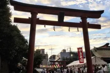 Anamori Inari Shrine sunset