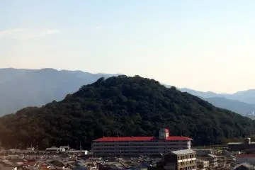 Vue depuis le bain en plein air de l'hôtel Candeo Kashihara.