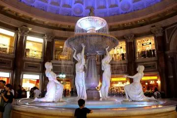 Beautiful indoor fountain