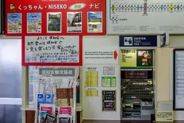You can purchase tickets to New Chitose Airport in Sapporo at the ticket counter
