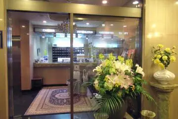 The front desk