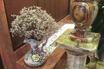 Lobby decorations