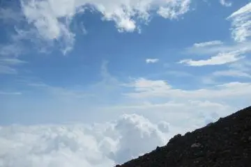 To stand above the clouds is exciting!