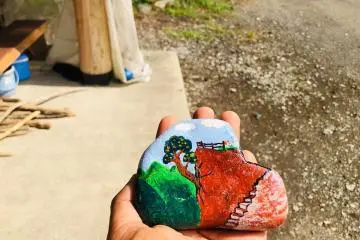 Beautiful stone art