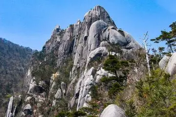 Mt. Ohkue's rocky peak