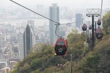 The view of Kobe from the ropeway