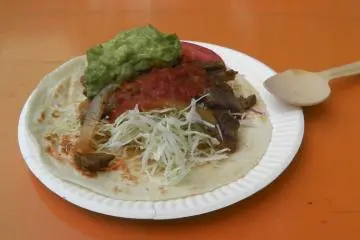 Tacos: to be eaten with a spoon, apparently