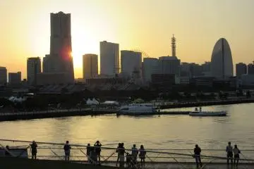 Sunset in Yokohama