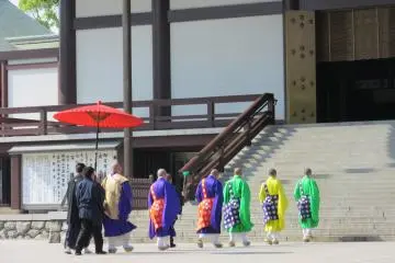 The gand size of the temple