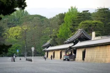 Wall and gates to inner yard